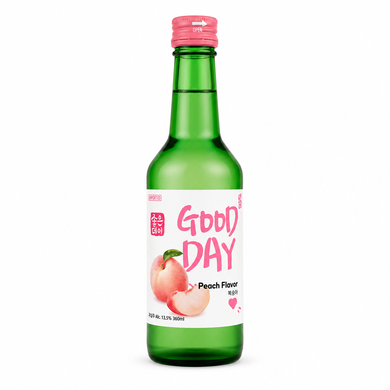 Soju Coreano Good Day Durazno | Sabor Frutal y Aromático