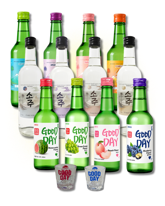 Pack Full Album — Colección Completa Soju Chile | 12 Sojus Coreano + Chileno + Premium — ChileSoju
